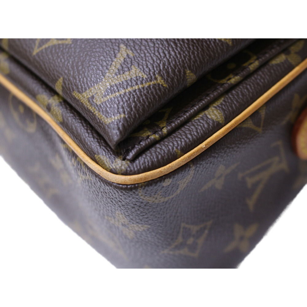 Louis Vuitton Monogram Bag Shoulder Viva Cite Leather Brown - Picture 5 of 7
